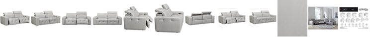 Furniture Haigan 2-Pc. Leather Sectional Sofa with 2 Power Recliners, Created for Macy's